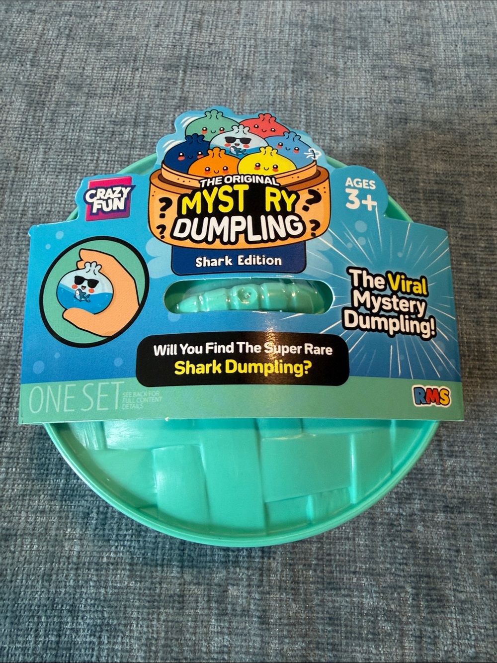 The Original Mystery Dumpling Shark Edition - Teal (NEW) RARE SQUISHY